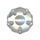 Iridescent skull Bone Plastic Plate For Halloween Cake Candy Treat Cookie Sweet Special Design Shaped